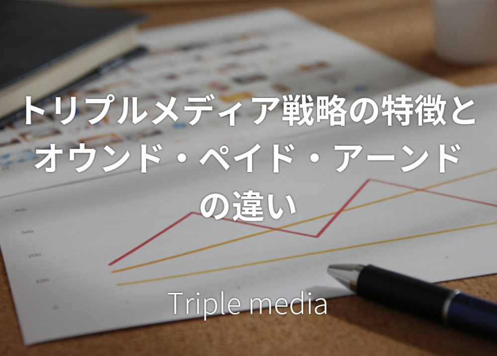 トリプルメディア戦略の特徴とオウンド・ペイド・アーンドの違い
